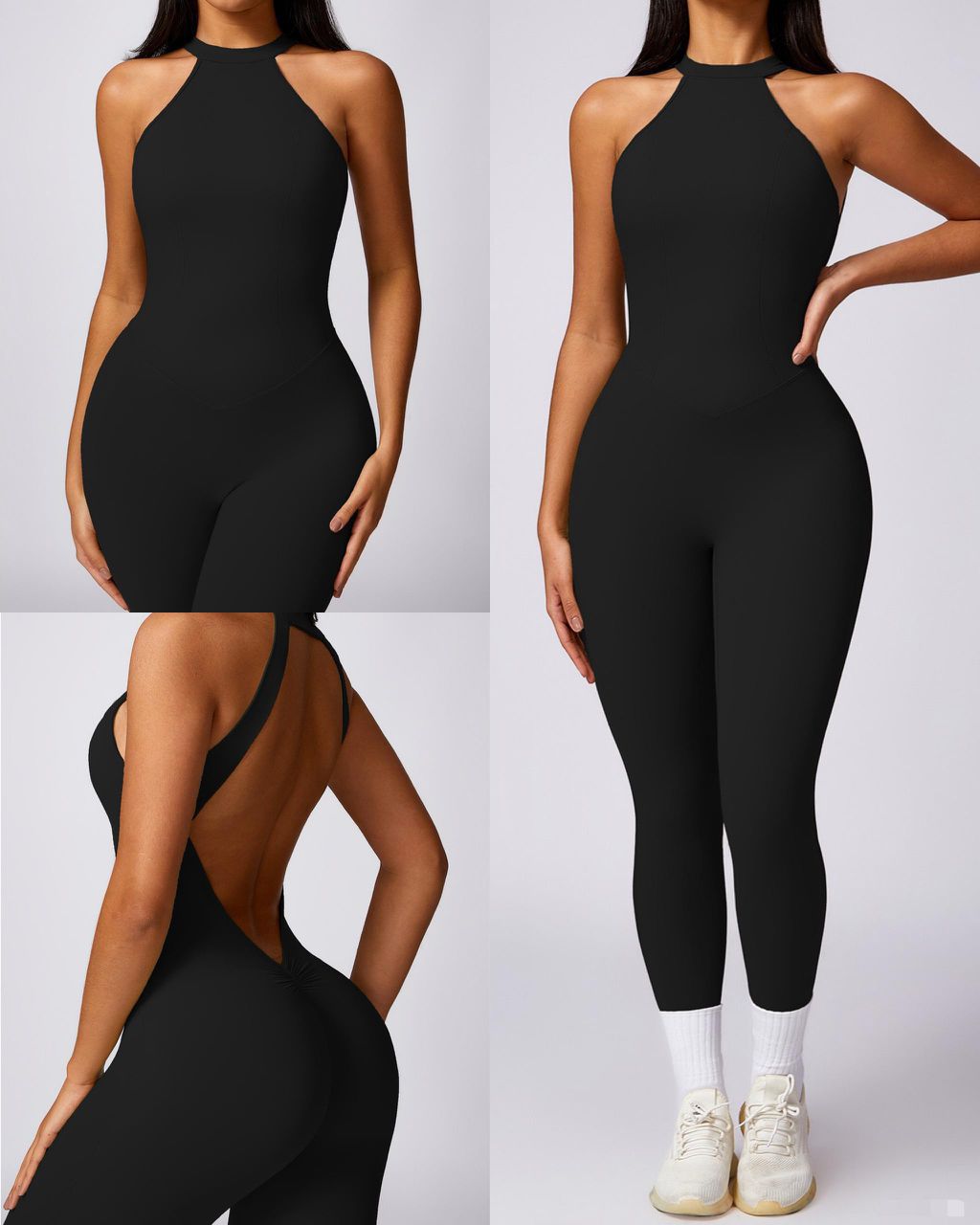 Hip Lifting Hollow Back Yoga Jumpsuit