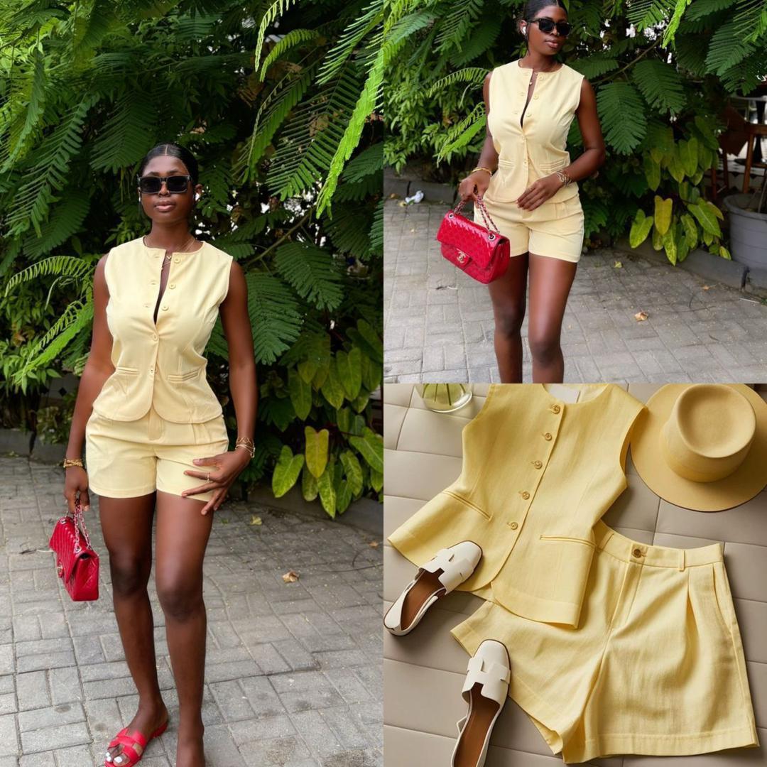 Luxe Vest Short Set