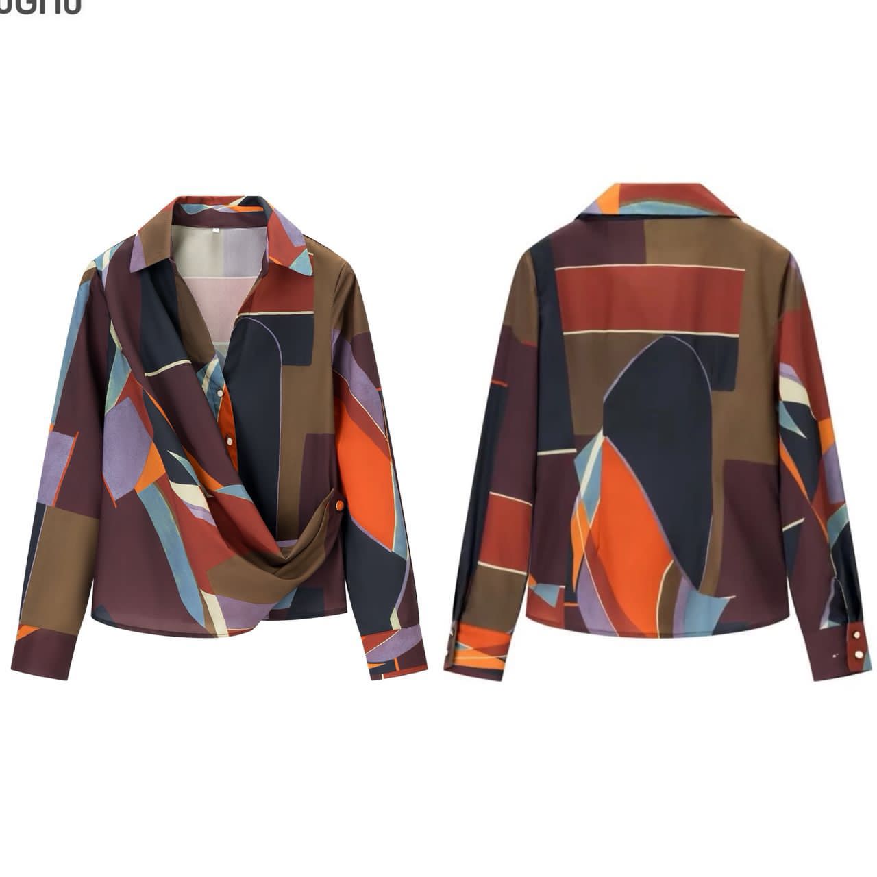 Zr Stylish Wrap Shirt