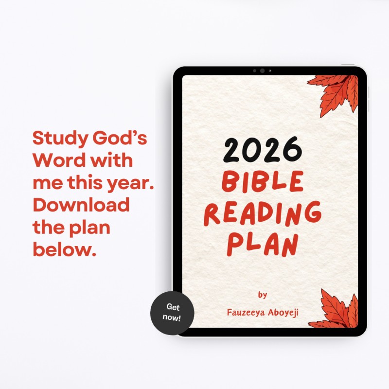 2026 Bible study plan