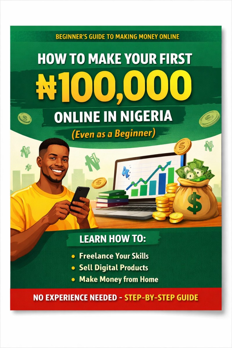 how to make your first 100k online in nigeria ( as beginner )
