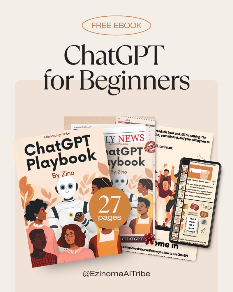 ChatGPT Playbook 2026: The Simple AI Guide for Nigerians by Ezinoma (FREE)