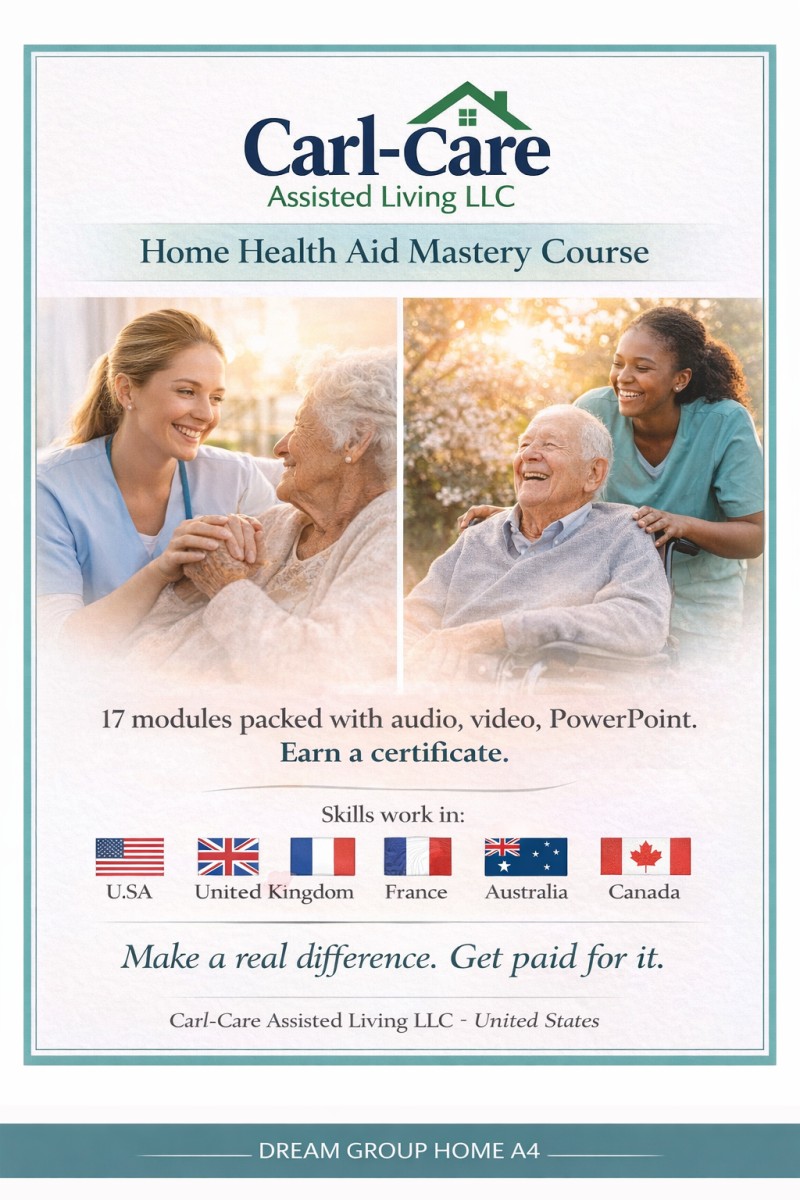 INTERNATIONAL HOME HEALTH AIDE CERTIFICATION COURSE