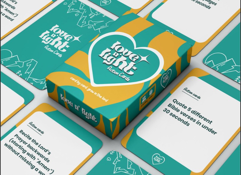 Love and Light; Action Game cards
