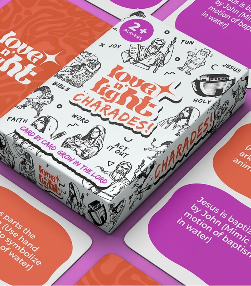 Love and light; Charades game cards