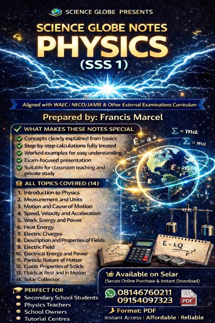 PHYSICS SSS 1 (GRADE 10) TEXTBOOK PDF
