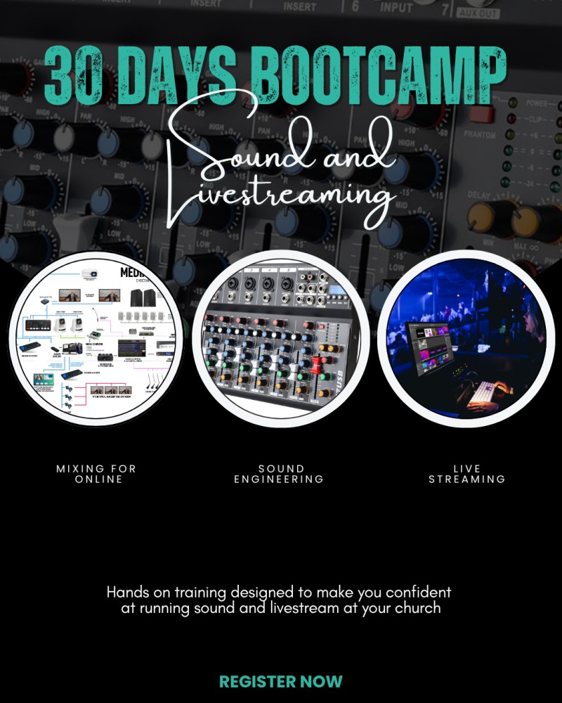 Church Media Bootcamp | Starting on 19th October 2026