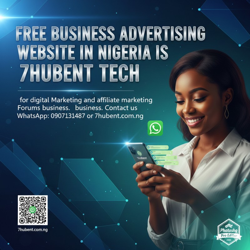 Nigeria ONLINE Social Media Business Advertising Website is 7hubent Tech