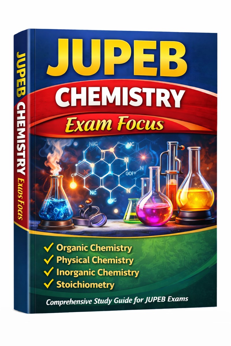 JUPEB Chemistry exam focus textbook