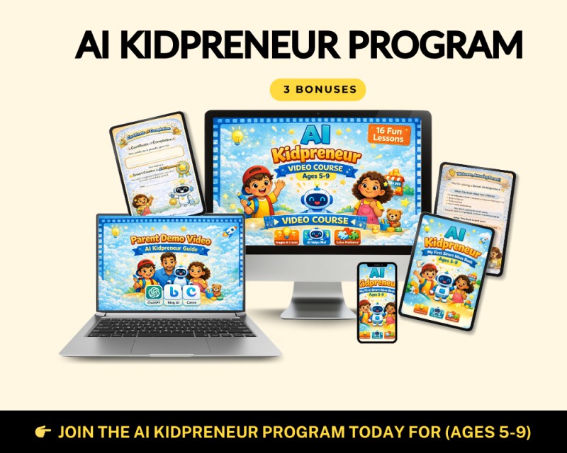 AI Kidpreneur Program (Ages 5–9)