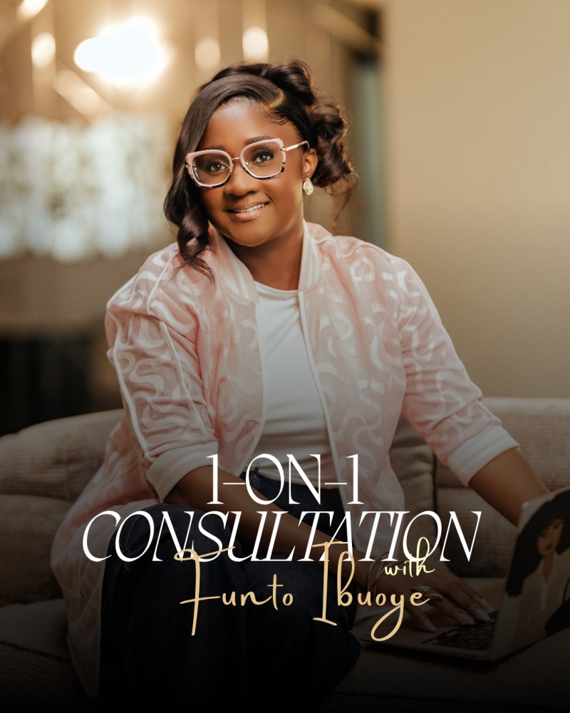 1-on-1 Consultation with Funto Ibuoye