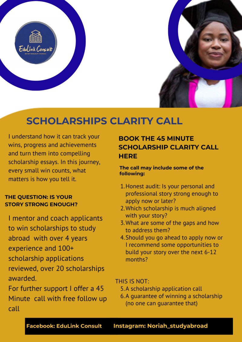 Scholarship and Study Abroad Clarity Call