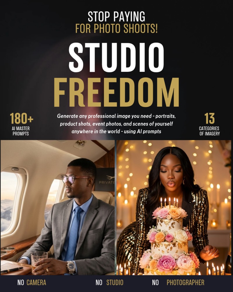 Studio Freedom - The AI Image Generation Master Prompts