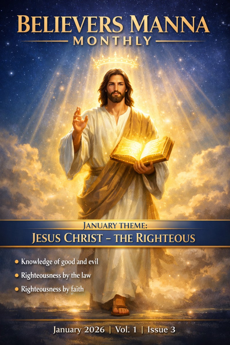Jesus Christ: the Righteous - (January Believers Manna Monthly 2026)
