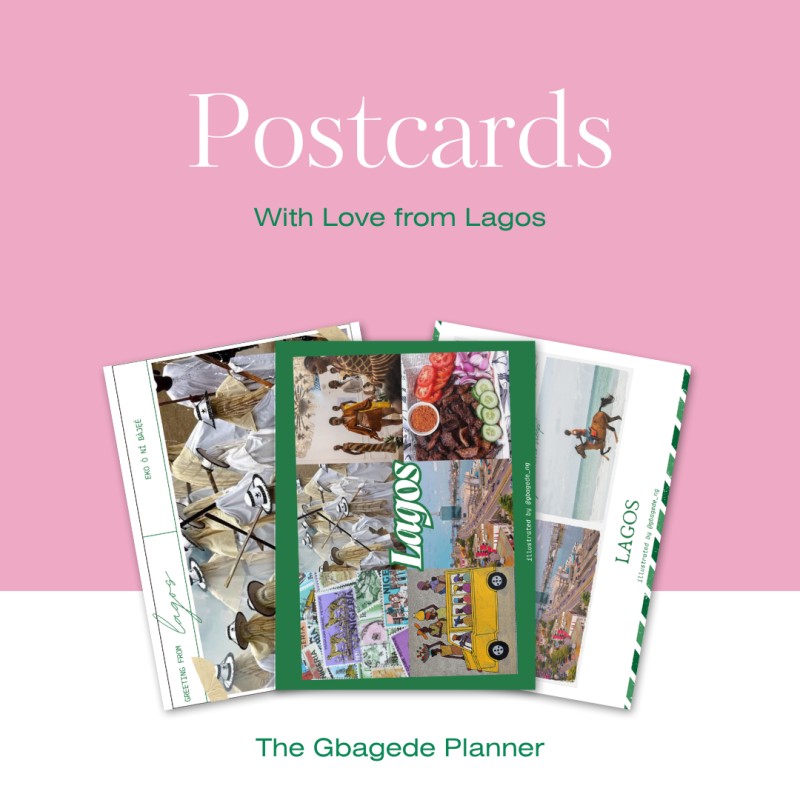 Postcards with Love from Lagos (Pack of 10)