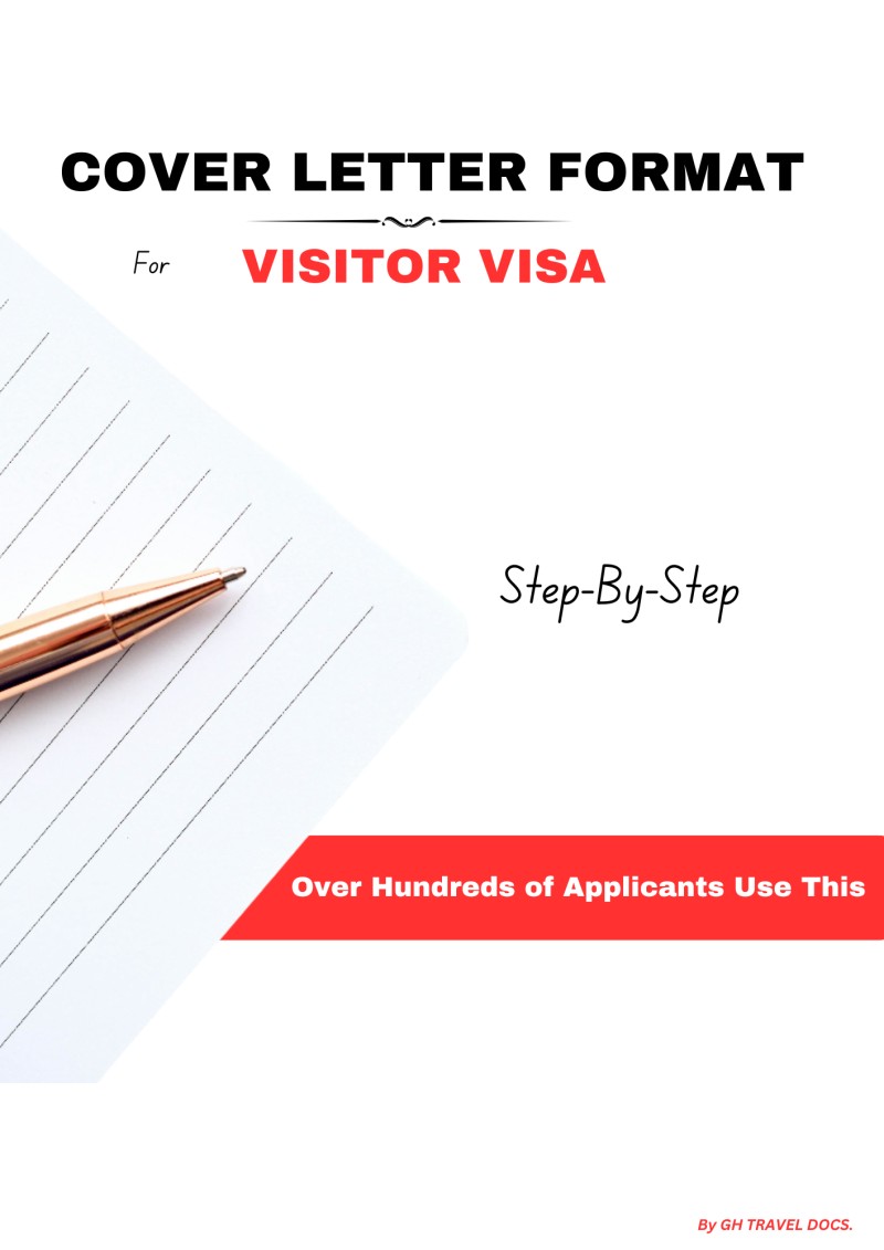 COVER LETTER FORMAT - VISITOR VISA