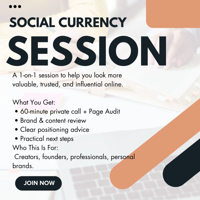 Social Currency Session