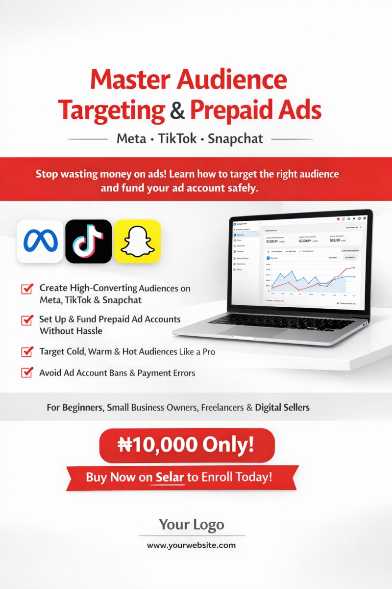 META Prepaid Ad acct Setup & Audience Targeting Class