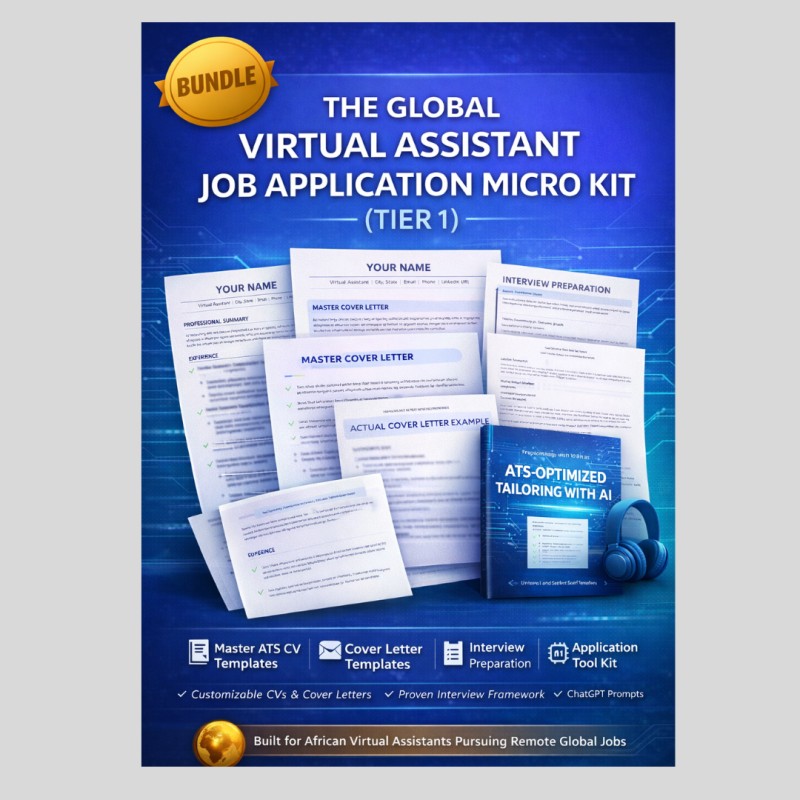 THE GLOBAL VIRTUAL ASSISTANT JOB APPLICATION MICRO KIT