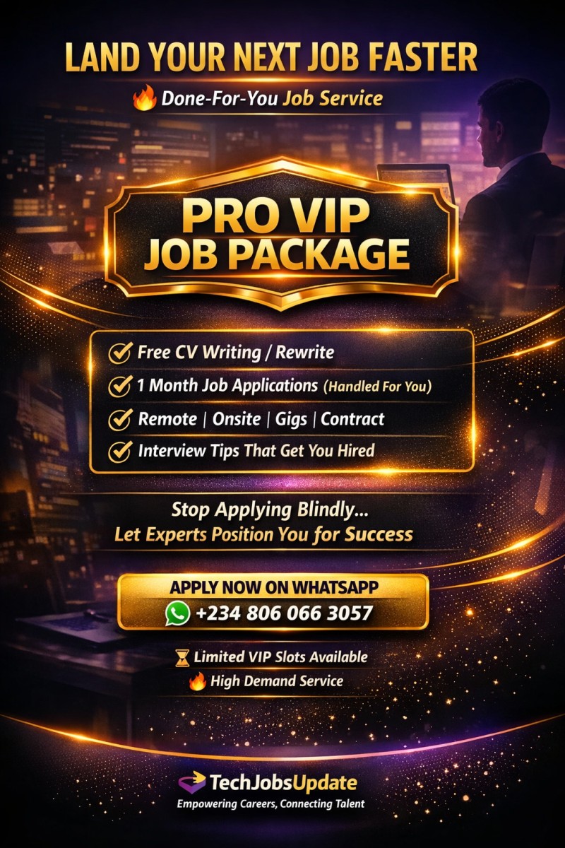 PRO VIP JOB PACKAGE (Done-For-You Job Access)