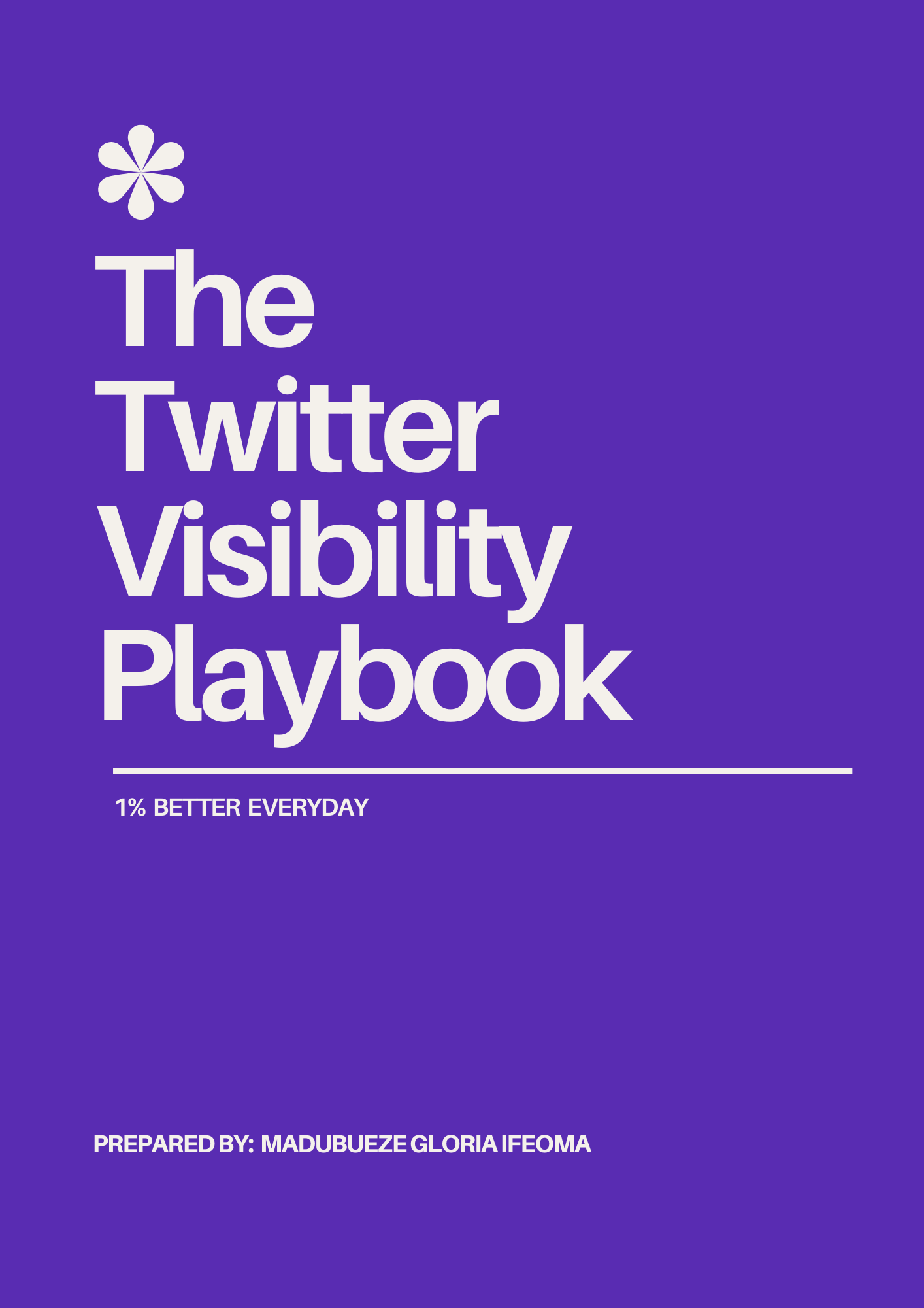 The Twitter Visibility Playbook