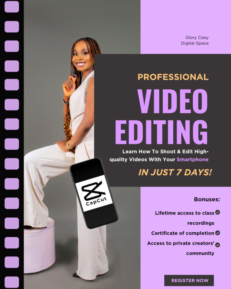 Smartphone Professional Video Editing 7 Days!