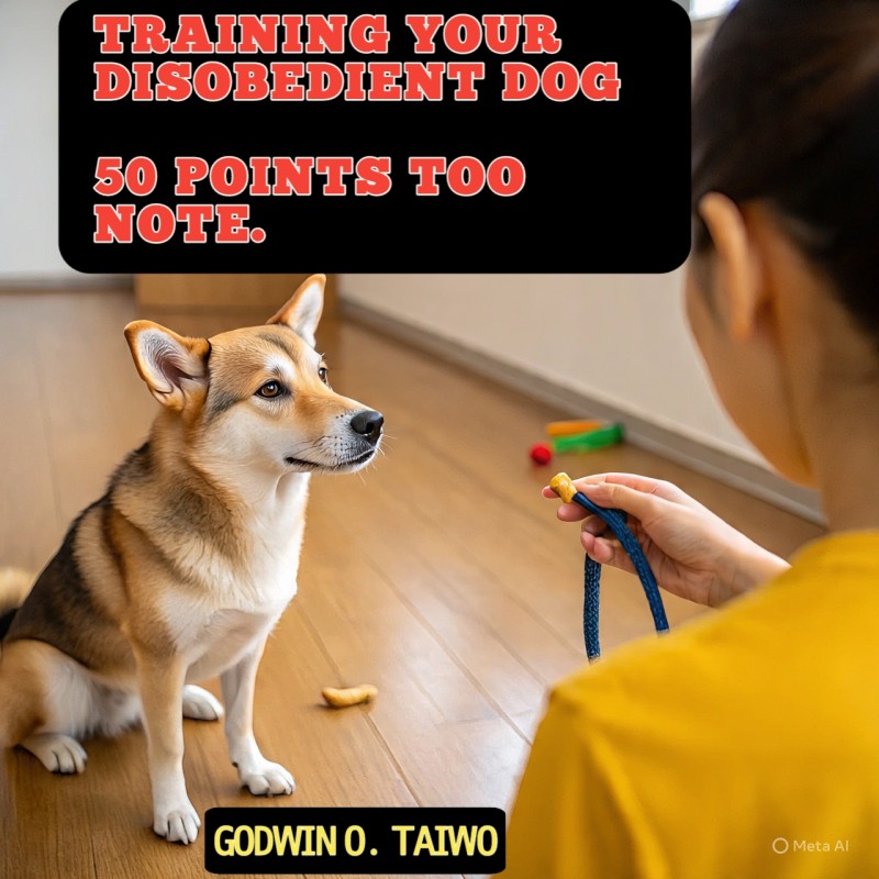 HOW TO TRAINING YOUR DISOBEDIENT DOG
