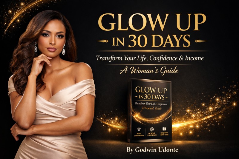 GLOW UP IN 30 DAYS: A Woman's Guide to Transform Your Life, Confidence & Income