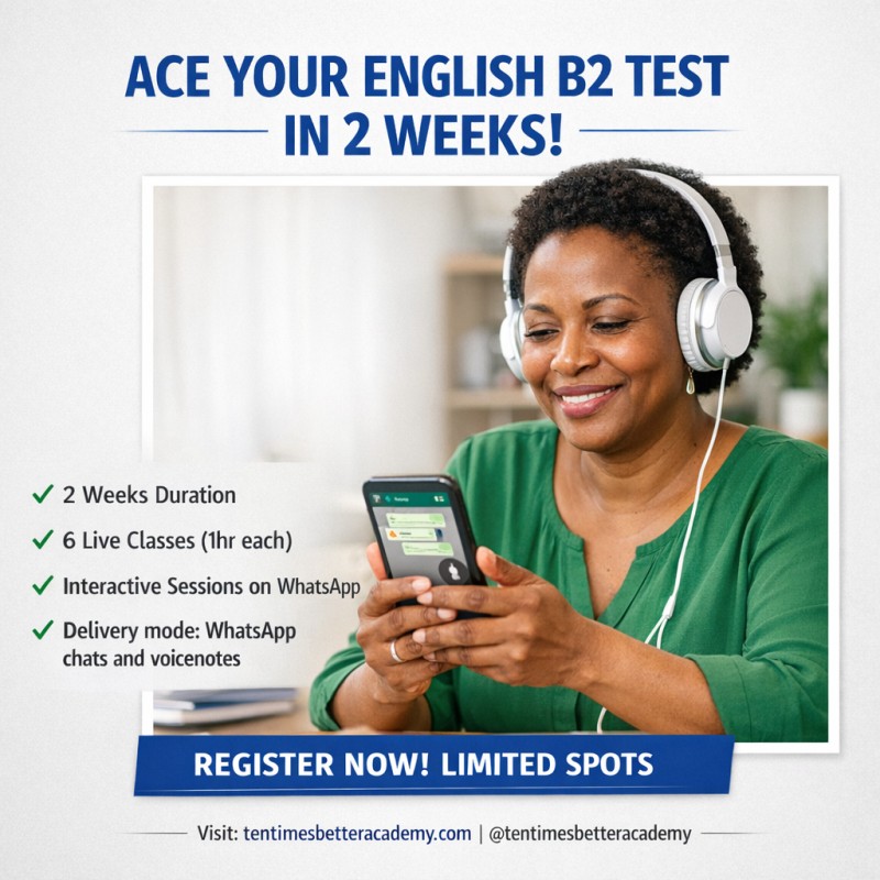 B2 English Course