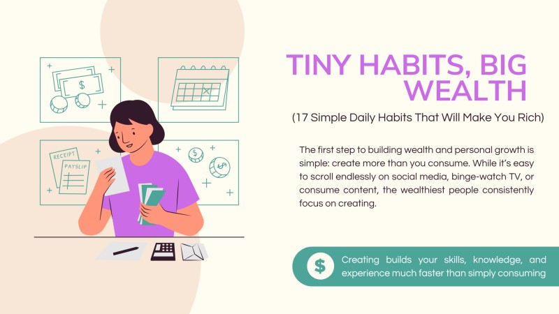 Tiny Habits, Big Wealth (17 Simple Daily Habits That Will Make You Rich)