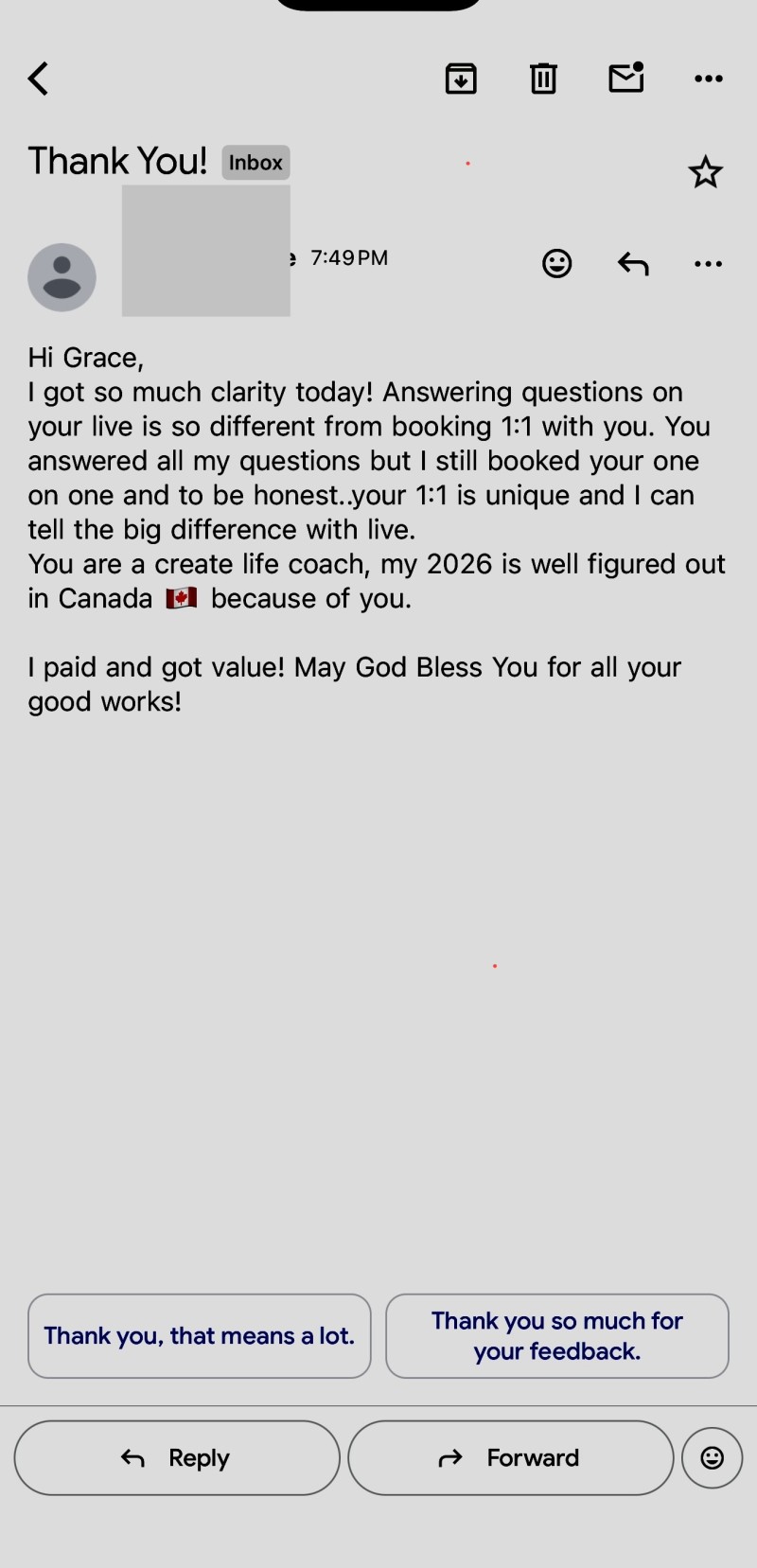 Customer review 2