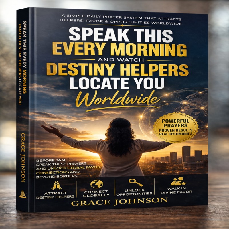 SPEAK THIS EVERY MORNING AND WATCH DESTINY HELPERS LOCATE YOU WORLDWIDE