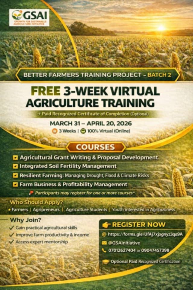 Better Farmers Training Certificate (Batch 2)
