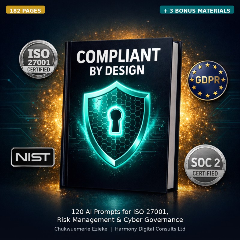 Compliant by Design: 120 AI Prompts for ISO 27001, Risk Management & Cyber Governance