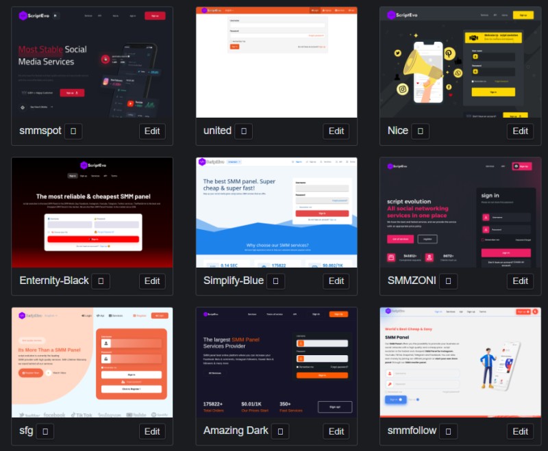 script with multithemes