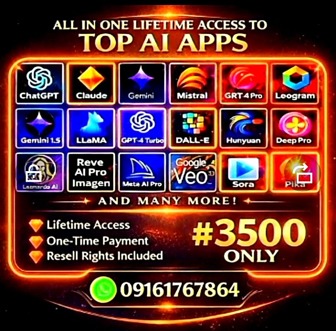 ALL-IN-ONE LIFETIME ACCESS TO TOP AI APPS*