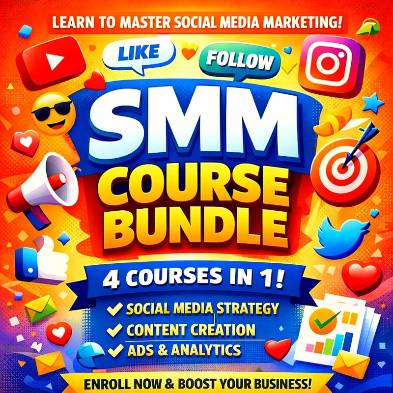 SMM COURSE BUNDLE – 4 COURSES IN 1!*