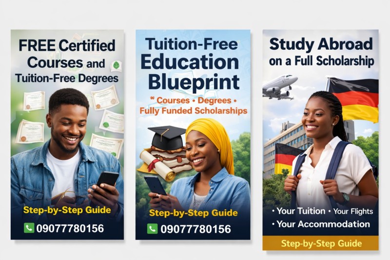 The Complete Blueprint to Free Courses, Degrees & Study Abroad Scholarships