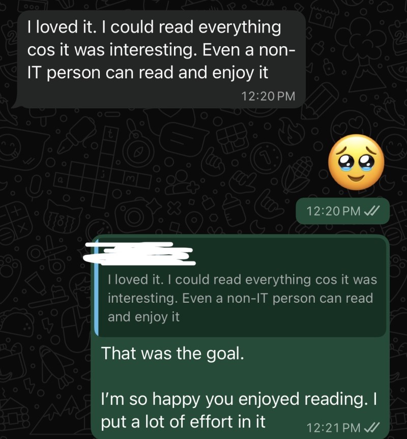 Customer review 1