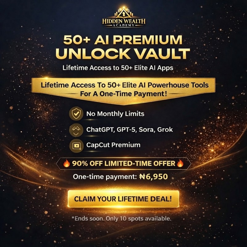 50+ AI PREMIUM UNLOCK VAULT