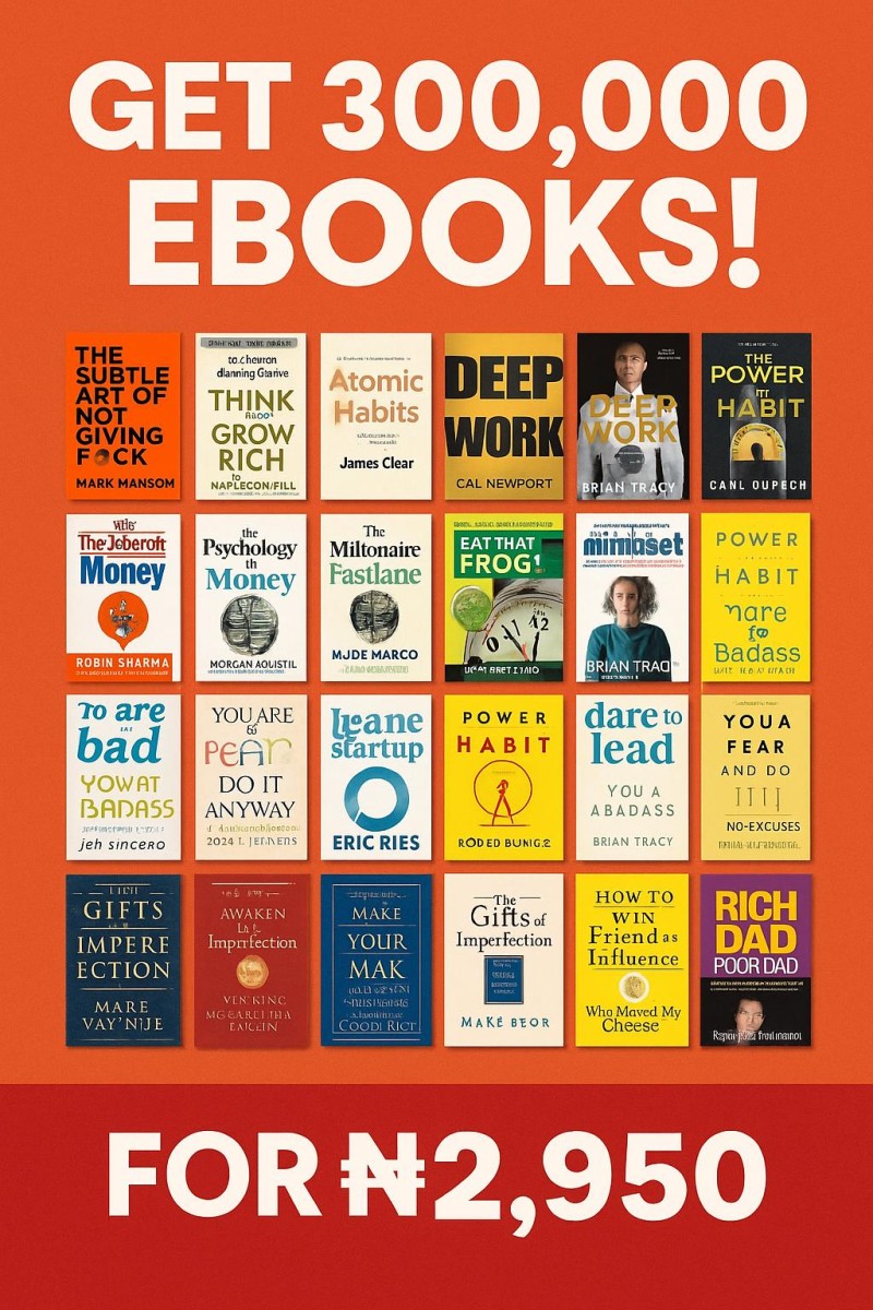 The Ultimate 300,000 Ebook Vault – Lifetime Access + Resell Rights
