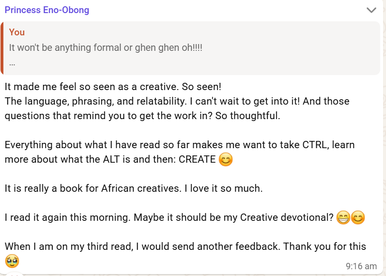 Customer review 1