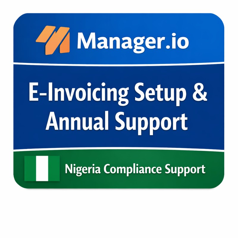 Manager.io E-Invoicing Setup & Annual Support