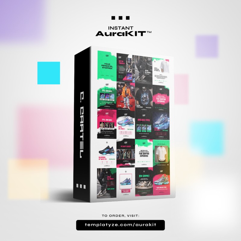 Culture Cartel Personal Shopper.psd - AuraKIT Professional Personal Shopper Branding Social Media Templates