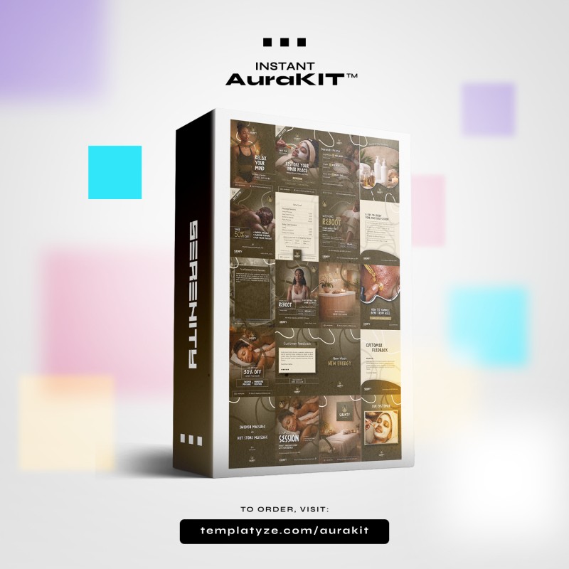 Serenity by Adaobi Masseuse  Personal Shopper.psd - AuraKIT Professional Massage Parlor Branding Social Media Templates copy