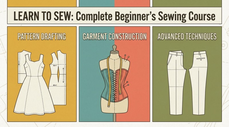 Learn to Sew: The Complete Beginner's Course