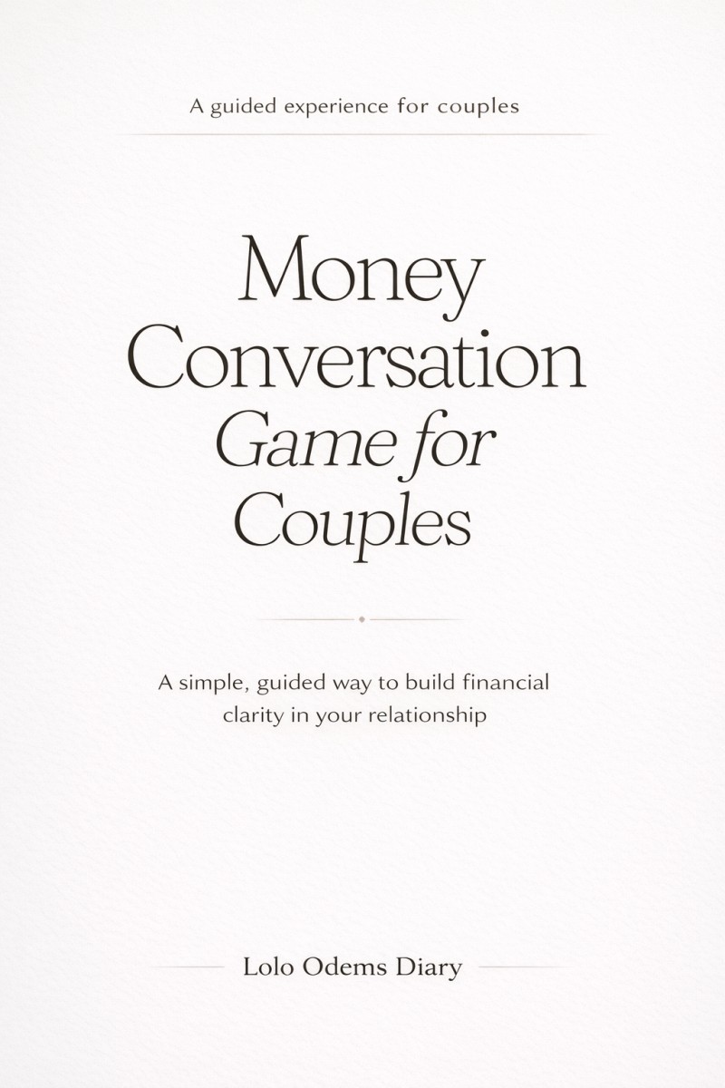 Money Conversation Game for Couples
