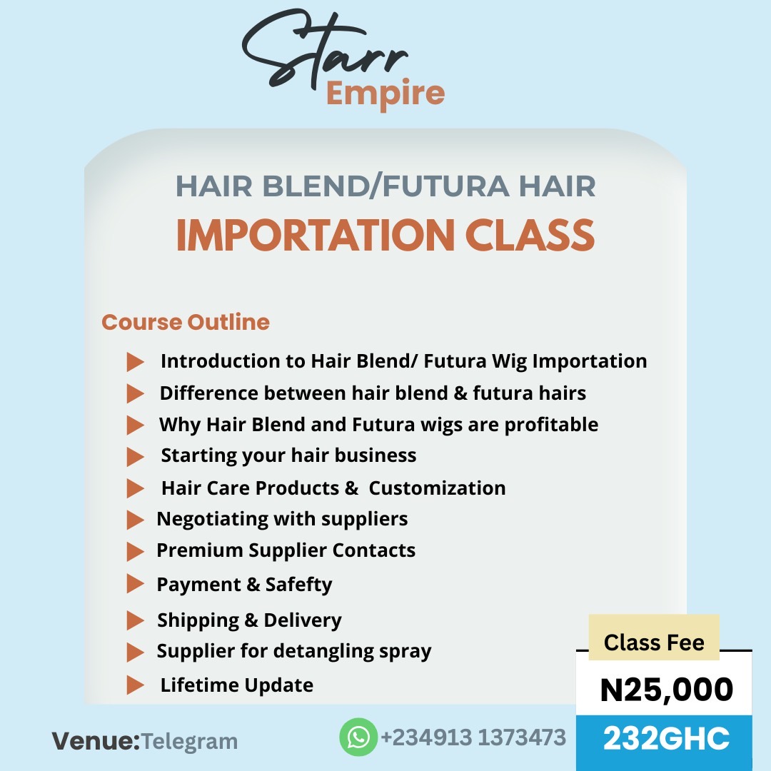 HAIR BLEND/FUTURA WIG CLASS