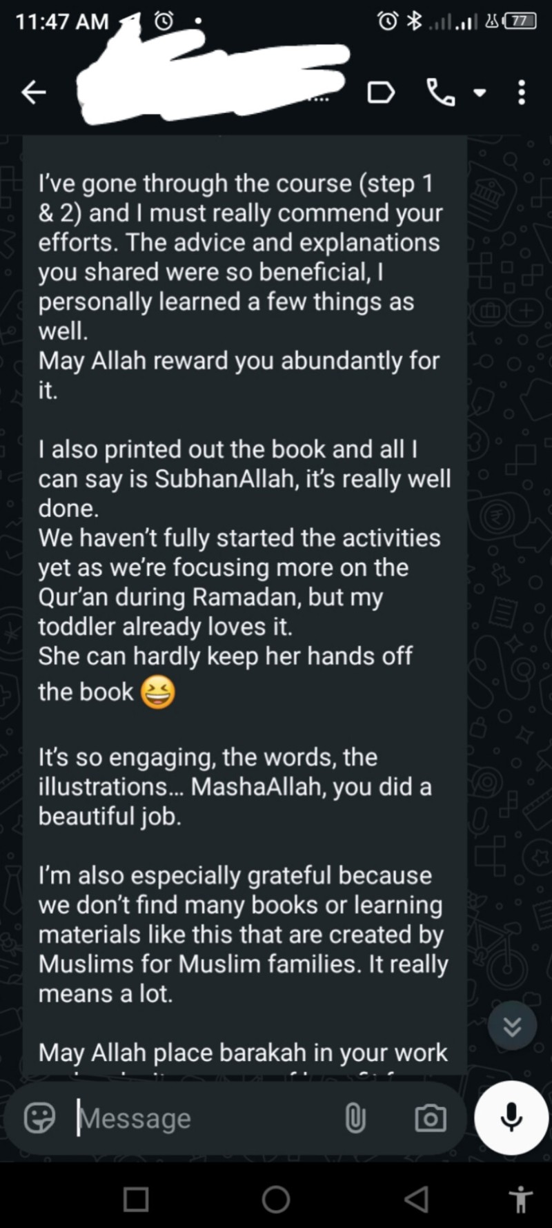 Customer review 5
