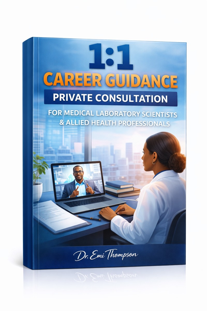 1:1 Private Career Guidance Consultation  For Medical Laboratory Scientists & Allied Health Professionals